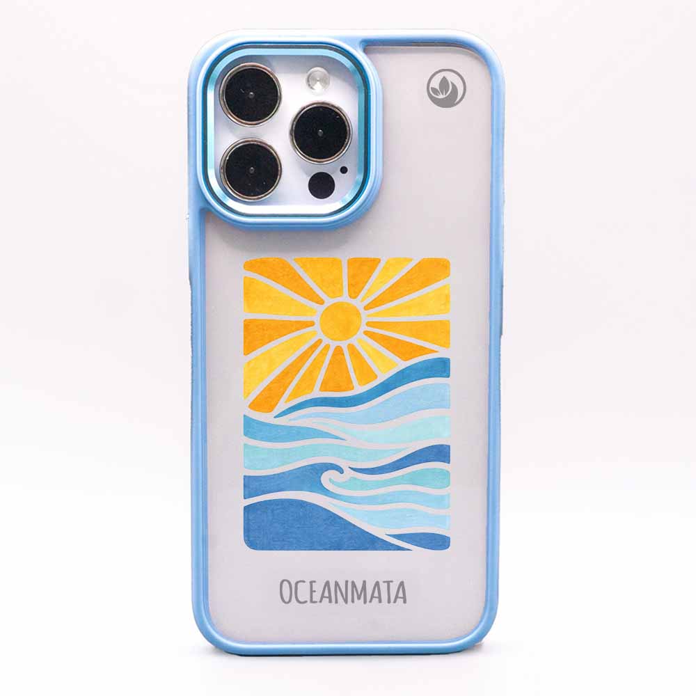 iPhone 13 Hülle - Meer blau - "Sun&Sea" - nachhaltig