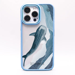 iPhone 12 pro / iPhone 12 Hülle - Walhai blau - "DeepWater" - nachhaltig