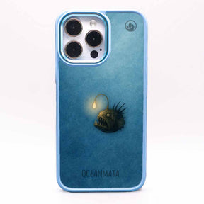 iPhone 13 Hülle - Anglerfisch blau - "Sour" - nachhaltig