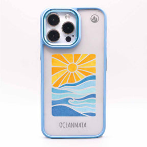 iPhone 15 pro Hülle - Meer blau - "Sun&Sea" - nachhaltig