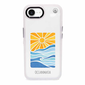 iPhone 16e/17e Hülle - Meer blau - "Sun&Sea" - nachhaltig