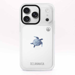 iPhone 17 pro Hülle - Turtle blau - "Shellie" - nachhaltig