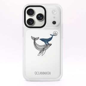 iPhone 17 pro Hülle - Wal blau - "BlueWhale" - nachhaltig