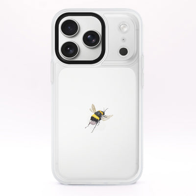 iPhone 18 Pro / 17 Pro Hülle - Hummel blau - "Bumblebee" - nachhaltig