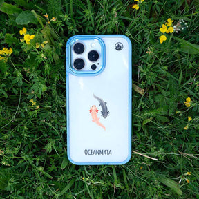 Samsung S25 Ultra Hülle - Axlotl blau - "Axl" - nachhaltig