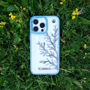 iPhone 14 pro max Hülle - Coral blau - "CoralBlue" - nachhaltig