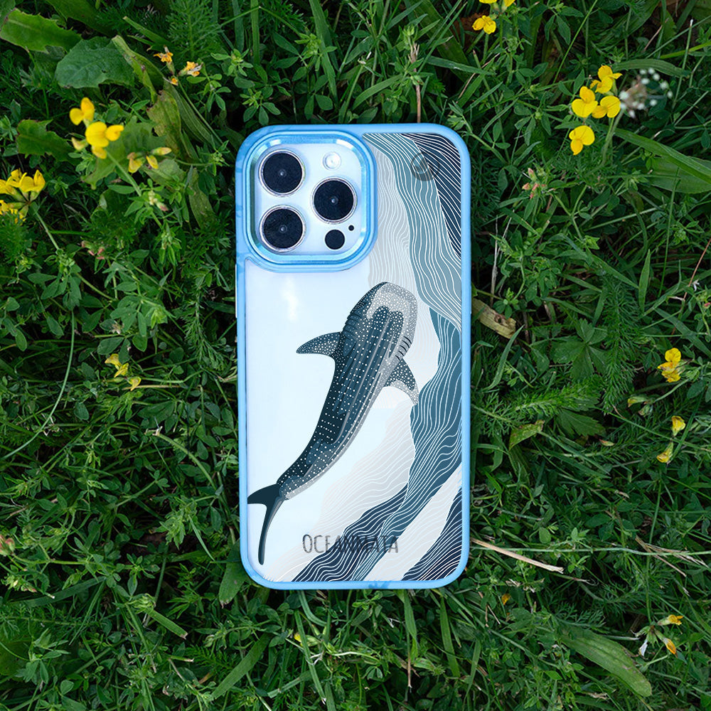 iPhone 14 pro Hülle - Walhai blau - "DeepWater" - nachhaltig