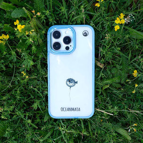 iPhone 17 Air Hülle - kugelfisch blau - "Pufferfish" - nachhaltig