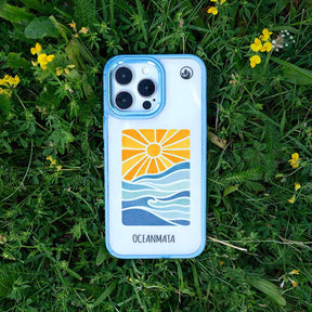 iPhone 15 pro max Hülle - Meer blau - "Sun&Sea" - nachhaltig