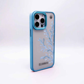 iPhone 14 pro max Hülle - Coral blau - "CoralBlue" - nachhaltig