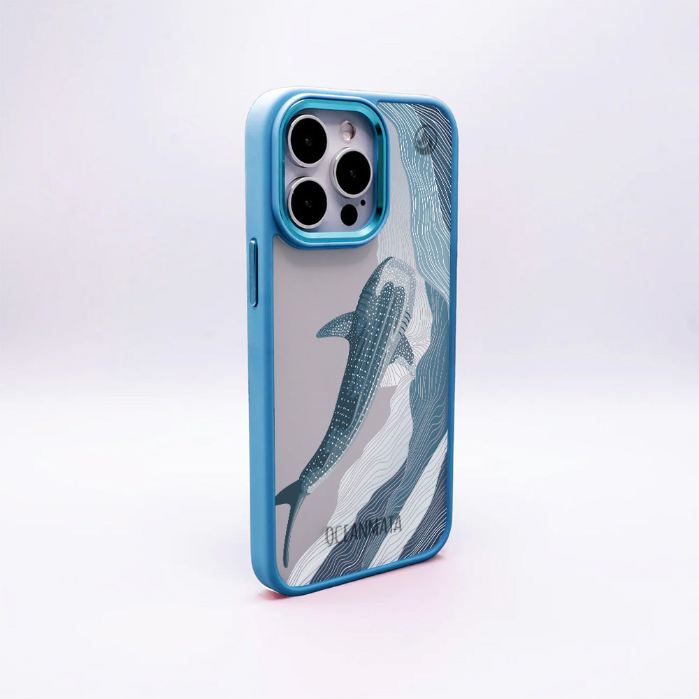 Samsung S24+ Hülle - Walhai blau - "DeepWater" - nachhaltig