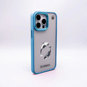iPhone 14 pro Hülle - Orca blau - "OrcaFlow" - nachhaltig