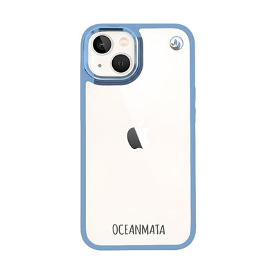 iPhone 12 mini Hülle - durchsichtig ozeanblau - nachhaltig