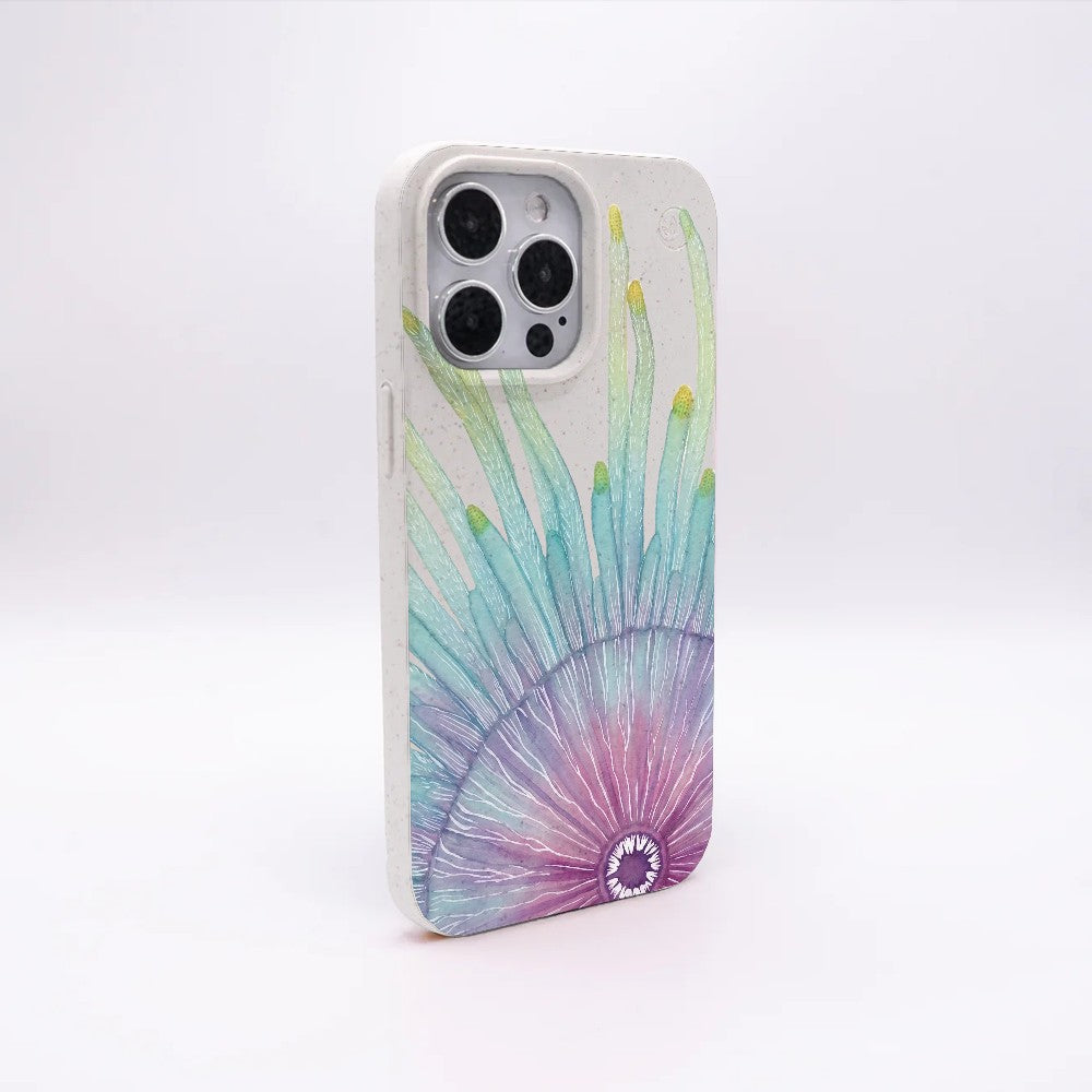 iPhone 12 pro / iPhone 12 Hülle - weiß - "jellybutton" - nachhaltig