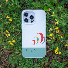 Biologisch abbaubare Handyhülle iPhone SE/7/8 Kitesurf — kompostierbar — Bonus