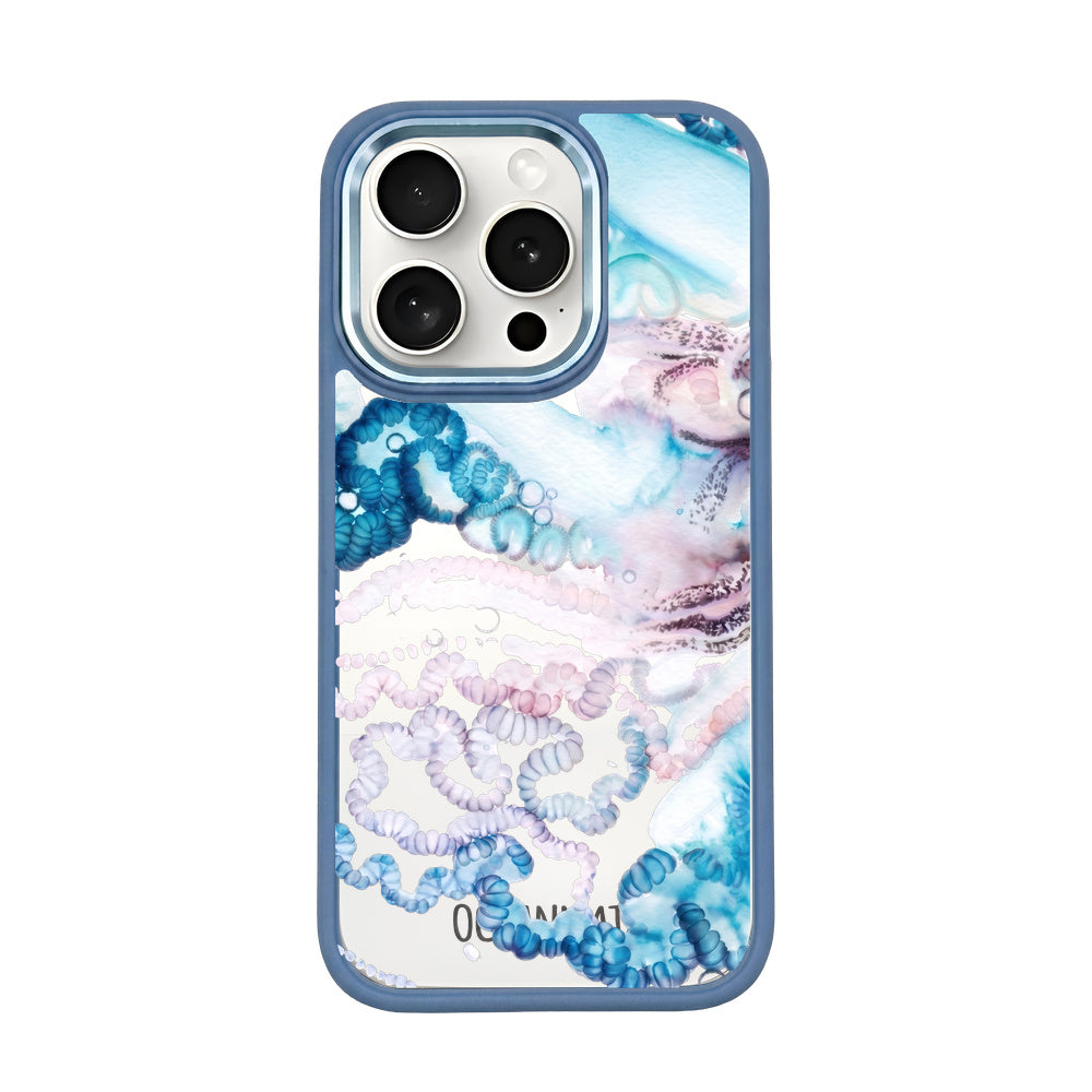 Nachhaltige Handyhülle iPhone 15 pro Menowar aus Ocean Plastic — Vorderseite