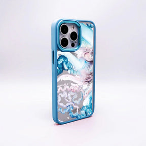 Nachhaltige Handyhülle iPhone 15 pro max Menowar aus Ocean Plastic — Rückseite