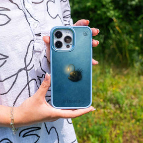 Samsung S25 Hülle - Anglerfisch blau - "Sour" - nachhaltig