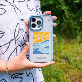 iPhone 17 Air Hülle - Meer blau - "Sun&Sea" - nachhaltig