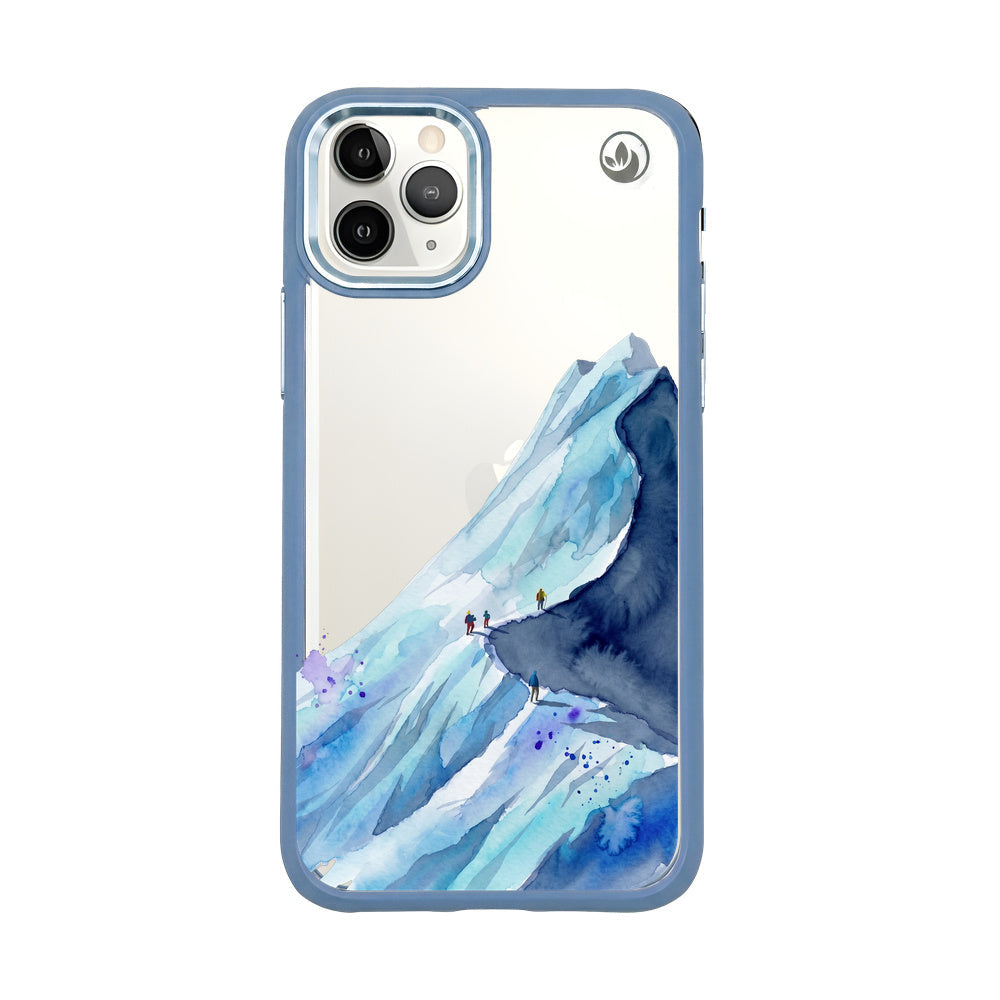 Nachhaltige Handyhülle iPhone 11 pro Mountainblue — Vorderseite