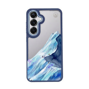 Nachhaltige Handyhülle Samsung S24+ Mountainblue — Vorderseite