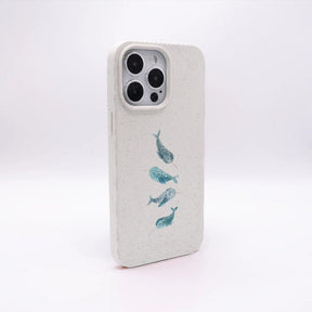 Biologisch abbaubare Handyhülle iPhone 13 pro max Narwhal — kompostierbar — Rückseite