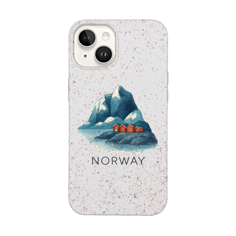 Biologisch abbaubare Handyhülle iPhone 14 Norway — kompostierbar — Vorderseite