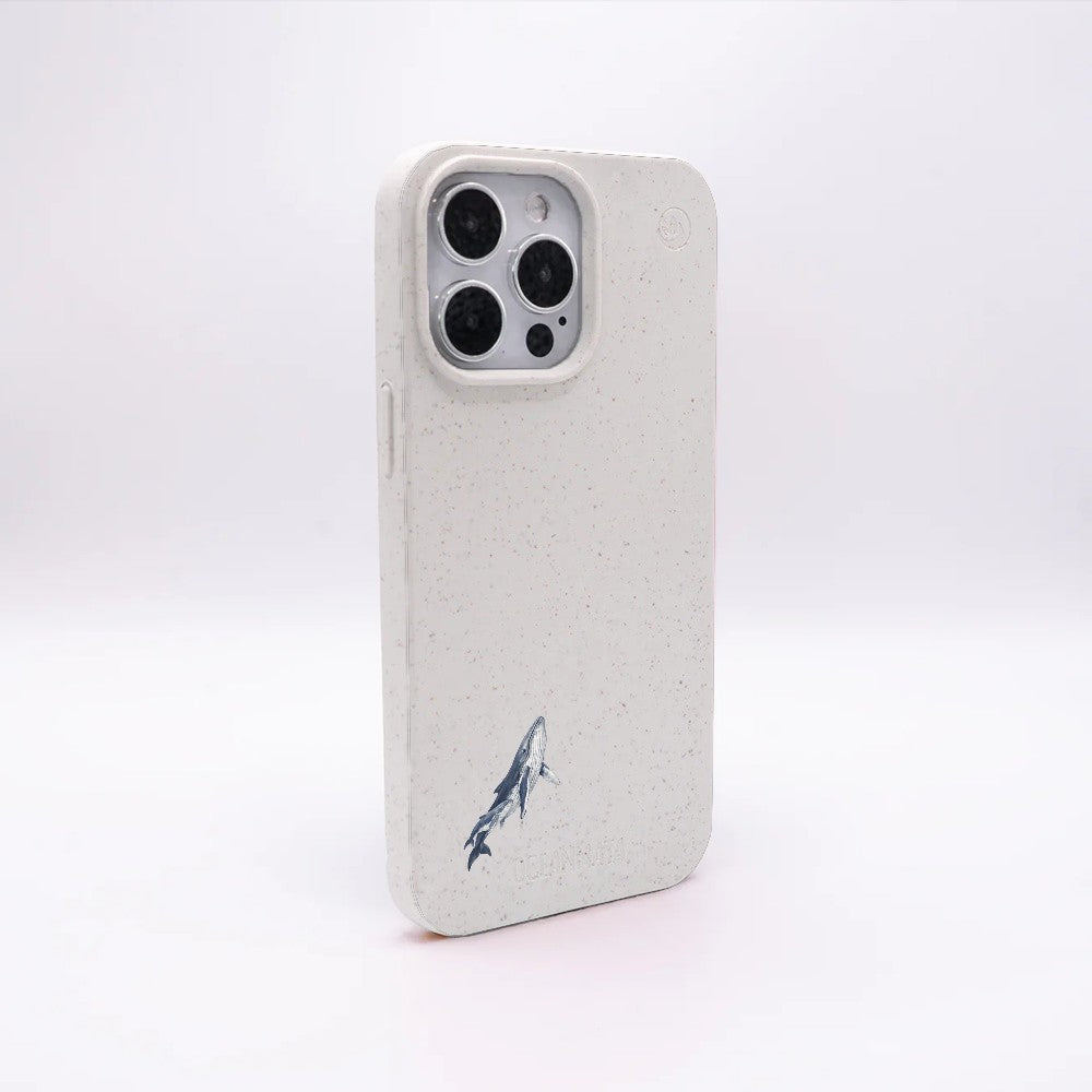 iPhone 13 pro Hülle - Buckelwal weiß - "OceanLullaby" - nachhaltig