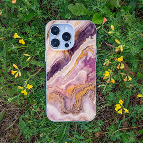 Biologisch abbaubare Handyhülle iPhone 13 pro max Pinkmarble — kompostierbar — Bonus