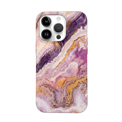 iPhone 14 pro Hülle - Marmor pink - "PinkMarble" - nachhaltig
