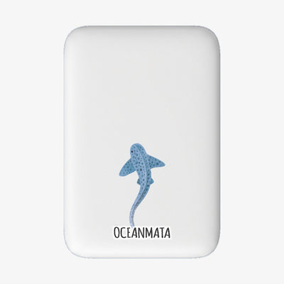 Powerbank MagSafe - "BlueLeopard" - nachhaltig
