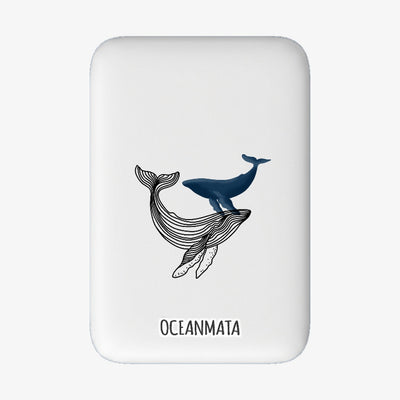 Powerbank MagSafe - "BlueWhale" - nachhaltig