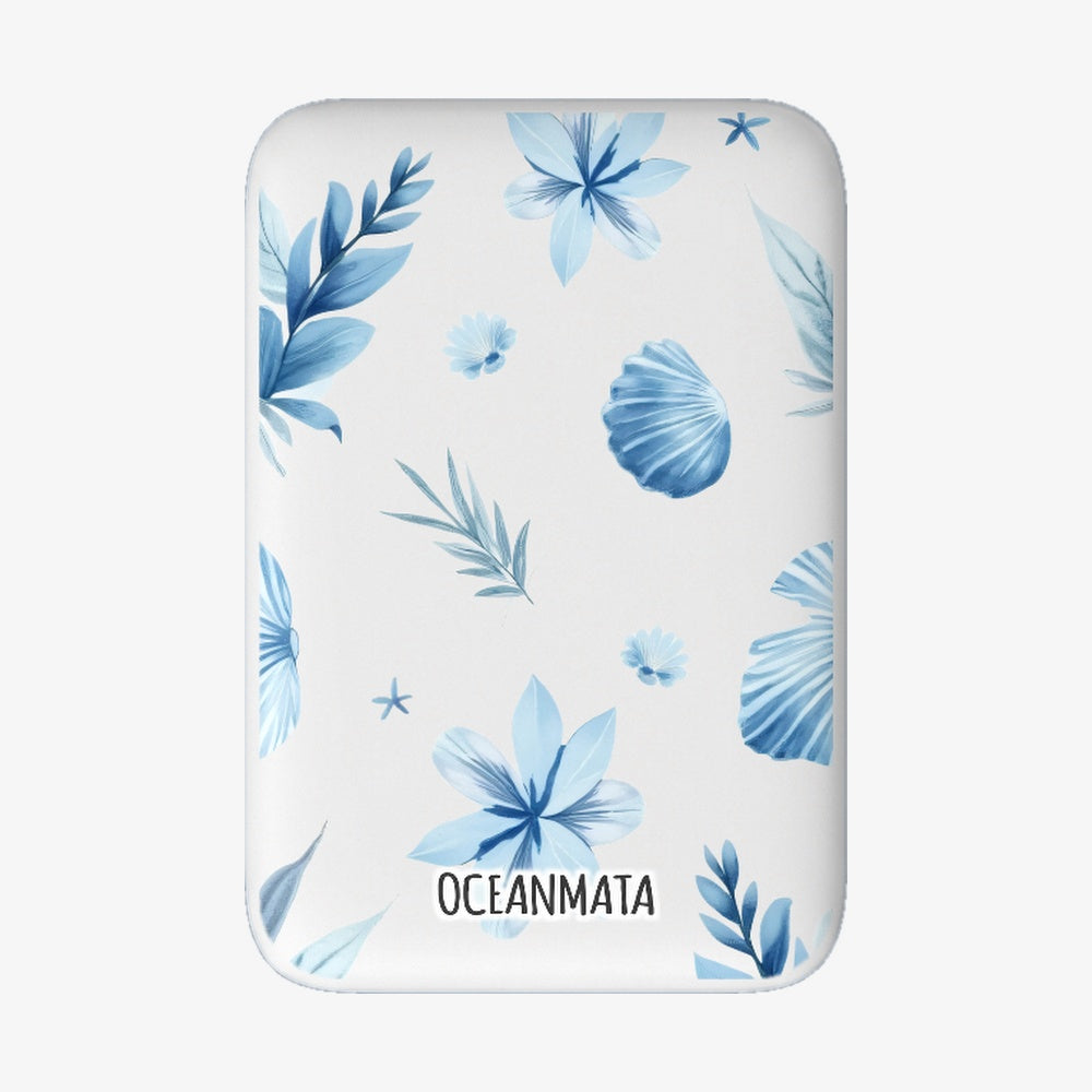 Powerbank MagSafe - "flowerandshells" - nachhaltig