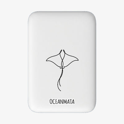 Powerbank MagSafe - "Mantaray" - nachhaltig