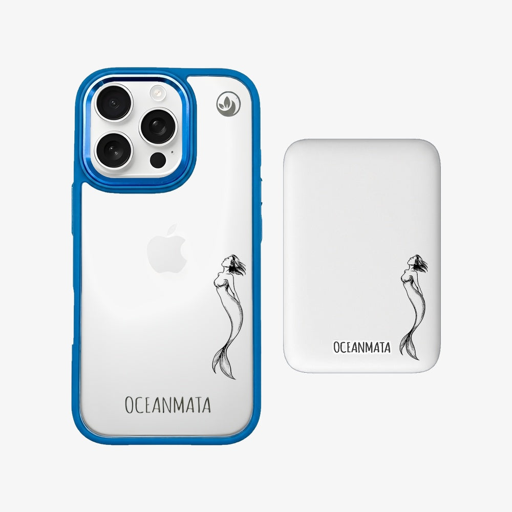 Powerbank MagSafe - "Mermaid" - nachhaltig