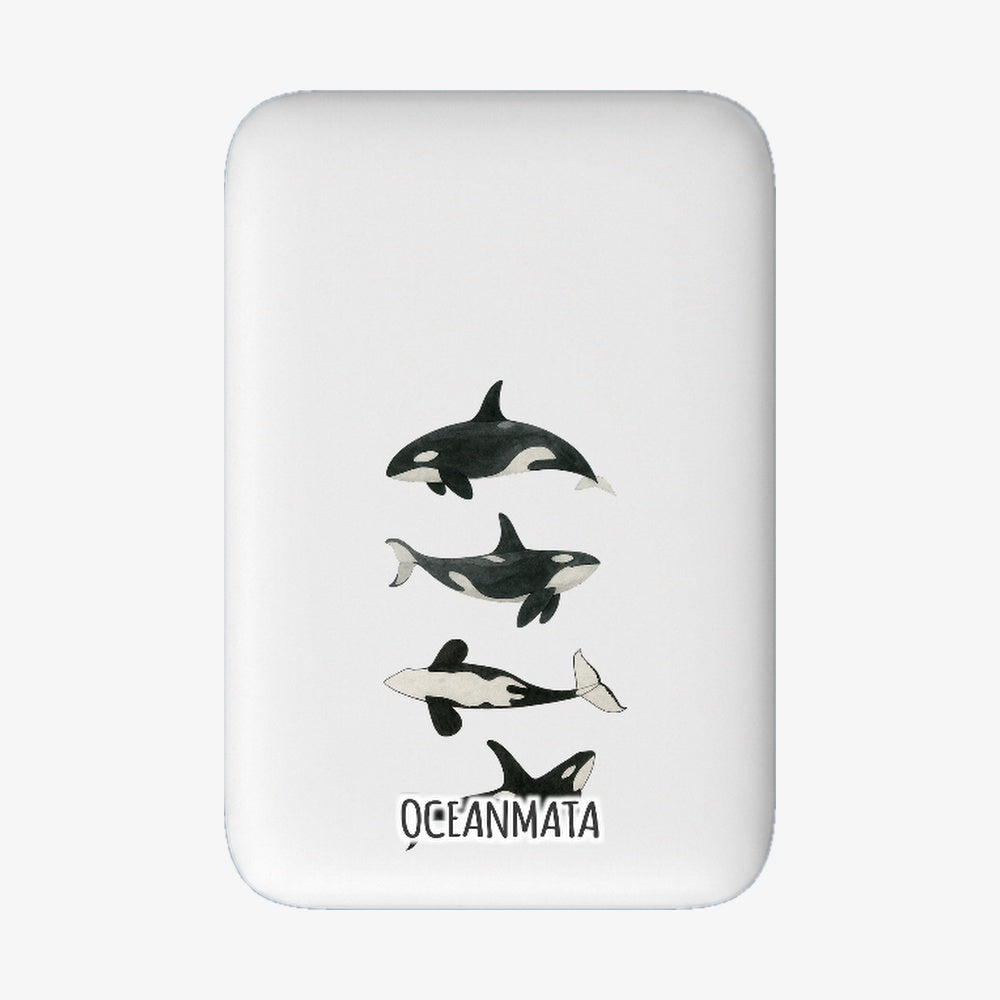 Powerbank MagSafe - "OrcaFamily" - nachhaltig