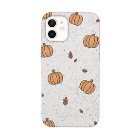 Biologisch abbaubare Handyhülle iPhone 12 mini Pumpkin — kompostierbar — Vorderseite