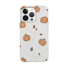Biologisch abbaubare Handyhülle iPhone 13 pro Pumpkin — kompostierbar — Vorderseite