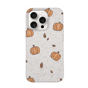 Biologisch abbaubare Handyhülle iPhone 15 pro max Pumpkin — kompostierbar — Vorderseite
