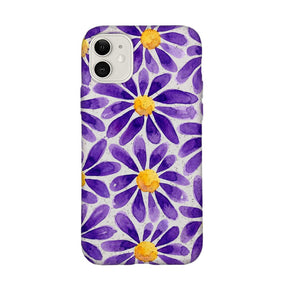 Biologisch abbaubare Handyhülle iPhone 11 Purplebloom — kompostierbar — Vorderseite