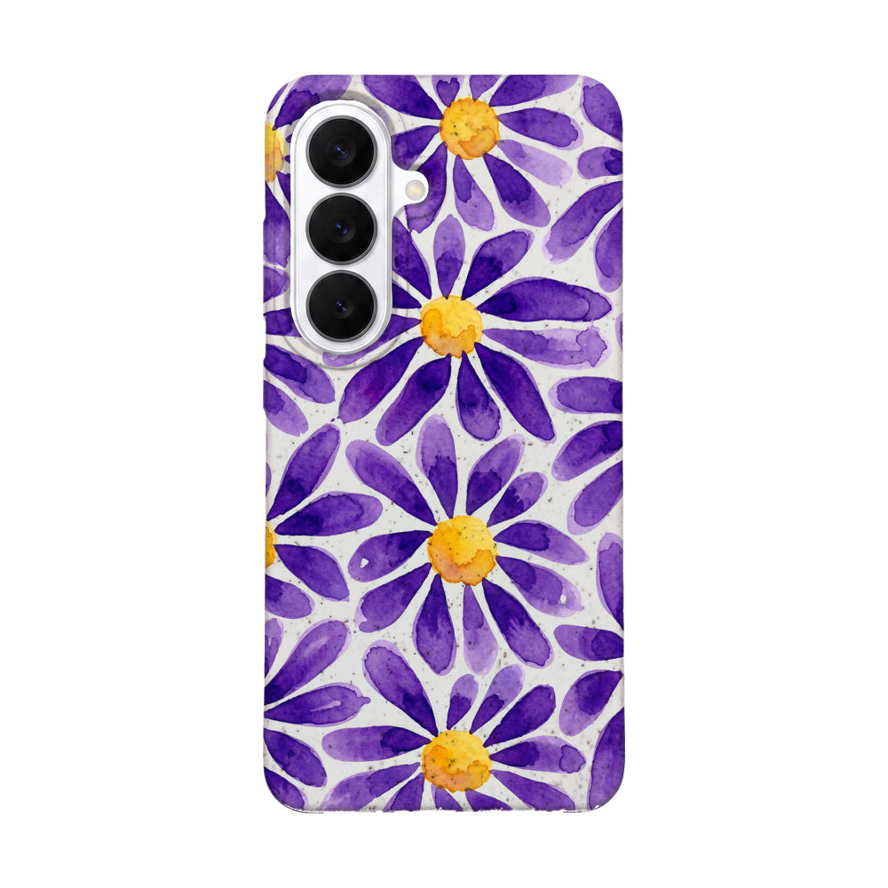 Samsung S26 Hülle - Blumen lila - "purplebloom" - nachhaltig