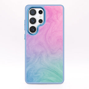 Samsung S25+ Hülle - "Colored Marble" - nachhaltig