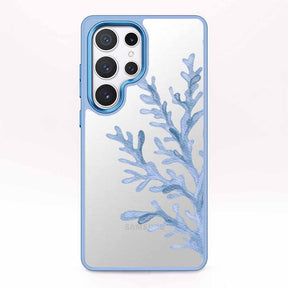 Samsung S24+ Hülle - Coral blau - "CoralBlue" - nachhaltig