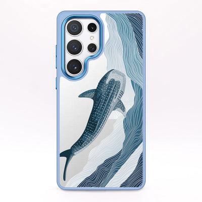 Samsung S25 Ultra Hülle - Walhai blau - "DeepWater" - nachhaltig
