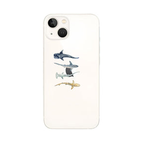 Biologisch abbaubare Handyhülle iPhone 13 mini Sharkproject — kompostierbar — Vorderseite