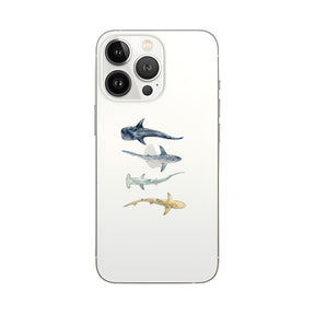 Biologisch abbaubare Handyhülle iPhone 13 pro Sharkproject — kompostierbar — Vorderseite