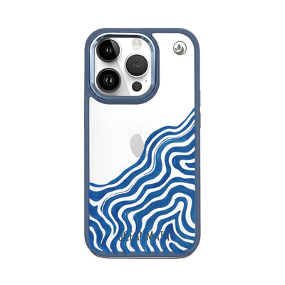 iPhone 14 pro Hülle - Welle abstrakt - "Summerwave" - nachhaltig