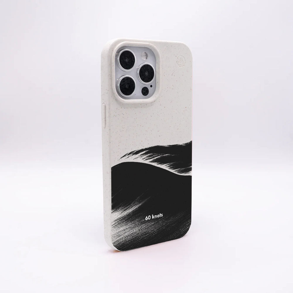 iPhone 13 Hülle - Düne weiß - "60knots" - nachhaltig