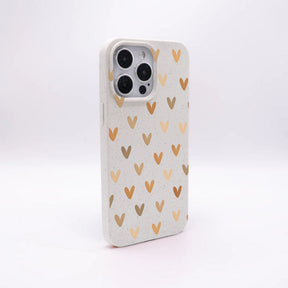iPhone 17 Air Hülle - Herz weiß - "AutumnLove" - nachhaltig