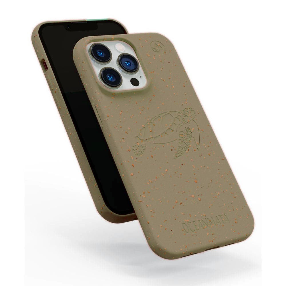 iPhone 16e/17e Hülle - grün - "TURTLE" - nachhaltig – Ansicht 3